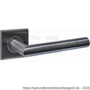 Intersteel Essentials 1034 Türdrücker Q 04 auf Rosette verdeckt 53x53x6 mm PVD anthrazit - D26010966 - afbeelding 1