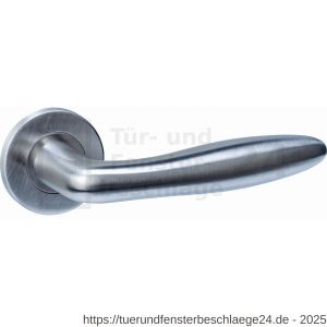 Intersteel Essentials 1023 Türdrücker Q 03 auf Rosette verdeckt 52x6 mm edelstahl - D26010958 - afbeelding 1