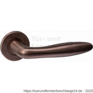 Intersteel Essentials 1023 Türdrücker Q 03 auf Rosette verdeckt 52x6 mm PVD bronze - D26010962 - afbeelding 1