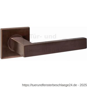 Intersteel Essentials 1035 Türdrücker Q 05 auf Rosette verdeckt 53x53x6 mm PVD bronze - D26010972 - afbeelding 1