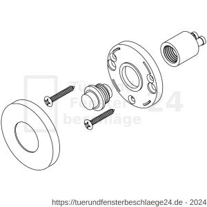 Intersteel Living 3990 Türklingel Rund Messing lackiert - D26000162 - afbeelding 4