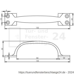 Intersteel Living 5616 Möbelgriff 130 mm Nickel - D26007835 - afbeelding 2