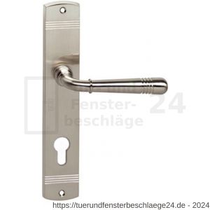 Intersteel Living 1705 Türdrücker Helena auf Schild mit Profilzylinder-Lochung 72 mm Nickel matt - D26005154 - afbeelding 1