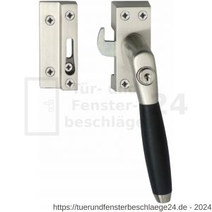 Intersteel Living 6616 Fensterverriegelung abschließbar rechts Ton 400 Nickel matt-Ebenholz - D26003825 - afbeelding 1