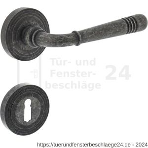 Intersteel Living 1725 Türdrücker Helena auf Rosette 55x10 mm mit BB-Rosetten Altgrau - D26008143 - afbeelding 1