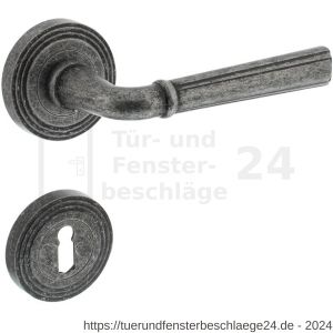 Intersteel Living 1735 Türdrücker Bellevue auf Rosette 55x10 mm mit BB-Rosetten Altgrau - D26008148 - afbeelding 1