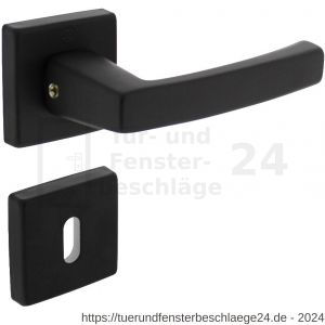 Intersteel Living 0057 Türdrücker Moora auf Rosette 50x50x10 mm mit BB-Rosetten Schwarz - D26009123 - afbeelding 1