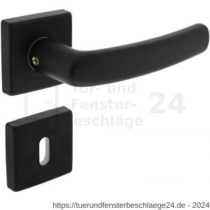 Intersteel Living 0059 Türdrücker Denham auf Rosette 50x50x10 mm mit BB-Rosetten Schwarz - D26009133 - afbeelding 1