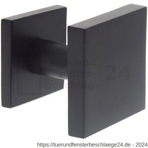 Intersteel Living 3930 Türknopf eckig Schwarz - D26006805 - afbeelding 1