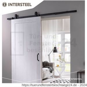 Intersteel Living 4501 Schiebetürsystem 200 cm Basic Top mm Schwarz - D26008311 - afbeelding 1