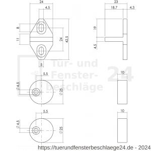 Intersteel Living 4501 Satz Leiter und Entfernungsteil Schwarz - D26008313 - afbeelding 2