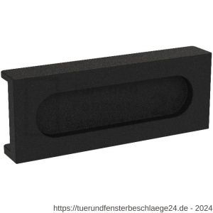 Intersteel Living 4501 Schiebetürmuschel für DIY-Schiebetür Cubo 100x35 mm Schwarz - D26009954 - afbeelding 1