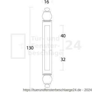 Intersteel Living 4540 Zierhülse 32/40 mm Schwarz - D26007208 - afbeelding 2