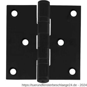 Intersteel Living 4625 Kugellagerscharnier quadratisch 76x76x2,5 mm bis 50 kg Schwarz - D26008335 - afbeelding 1