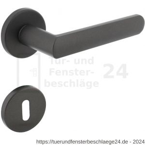 Intersteel Living 0464 Türdrücker Sora mit Rosette 49x7 mm mit BB-Rosetten grau - D26010665 - afbeelding 1