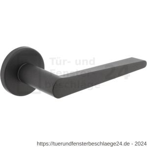 Intersteel Living 0465 Türdrücker Tiga mit Rosette 49x7 mm grau - D26009973 - afbeelding 1