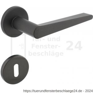 Intersteel Living 0465 Türdrücker Tiga mit Rosette 49x7 mm mit BB-Rosetten grau - D26010668 - afbeelding 1