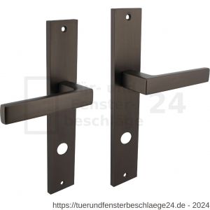 Intersteel Living 1744 Türdrücker Hera auf Schild 245x45 mm RZ 78 mm anthrazitgrau - D26010432 - afbeelding 1