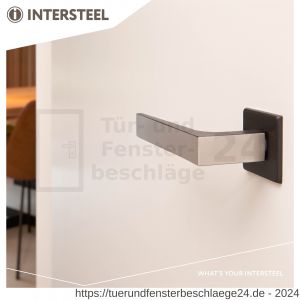 Intersteel Exclusives 0723 Türdrücker Arjan Moors Sliced Nummer 1 Edelstahl gebürstet-Mattschwarz - D26008427 - afbeelding 2