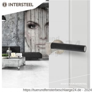 Intersteel Exclusives 0732 Türdrücker Erik Munnikhof Dock Black Edelstahl gebürstet - D26008436 - afbeelding 4