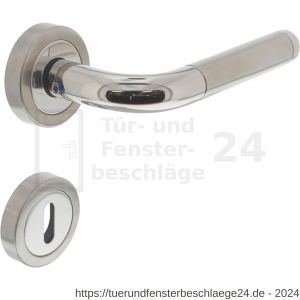 Intersteel Living 1958 Türdrücker Agatha Rosette mit Schlüsselloch Edelstahl gebürstet - D26005841 - afbeelding 1