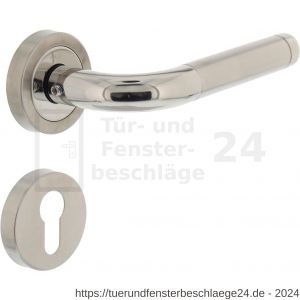 Intersteel Living 1958 Türdrücker Agatha PZ-Rosette Edelstahl gebürstet - D26005842 - afbeelding 1