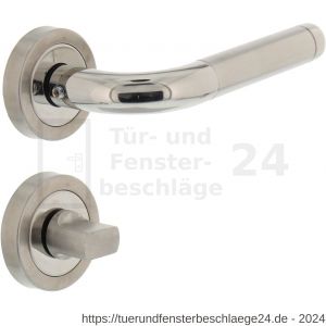 Intersteel Living 1958 Türdrücker Agatha Rosette mit Verriegelung Edelstahl gebürstet - D26005843 - afbeelding 1