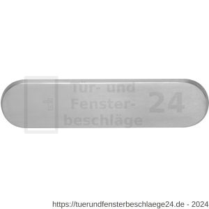 Intersteel Exclusives 4000 Briefkasten oval verdeckt nach außen öffnend Edelstahl gebürstet - D26007311 - afbeelding 1