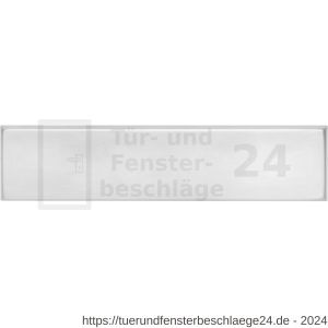 Intersteel Essentials 4015 Zugluftklappe rechteckig mit Klappe 340x80 mm Edelstahl gebürstet - D26006065 - afbeelding 1