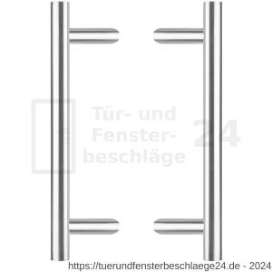 Intersteel Essentials 4328 Türgriffe paarweise T-schräg 700x85x25 mm Mittenabstand 500 mm Edelstahl gebürstet - D26006119 - afbeelding 1