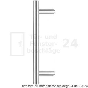 Intersteel Essentials 4329 Türgriff stückweise T-schräg 600x90x30 mm Mittenabstand 400 mm Edelstahl gebürstet - D26008716 - afbeelding 1