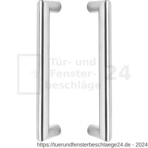 Intersteel Essentials 4339 Türgriffe paarweise gerade-90 Grad 330x80x30 mm Mittenabstand 300 mm Edelstahl gebürstet - D26008760 - afbeelding 1