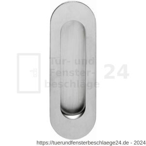 Intersteel Essentials 4476 Griffmuschel Oval 120x40 mm Edelstahl gebürstet - D26003352 - afbeelding 1