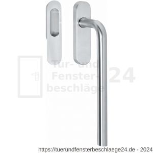 Intersteel Living 4500 Hebe- und Schiebetürbeschlag L-Form blind Edelstahl gebürstet - D26003876 - afbeelding 1