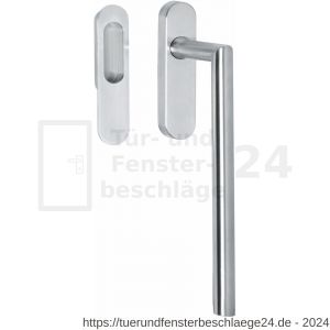 Intersteel Living 4500 Hebe- und Schiebetürbeschlag 90 Grad blind Edelstahl gebürstet - D26003874 - afbeelding 1