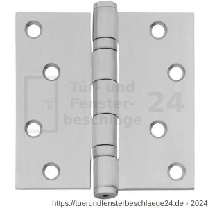 Intersteel Essentials 4625 Kugellagerscharnier quadratisch 89x89x2,5 mm bis 70 kg Edelstahl gebürstet - D26007205 - afbeelding 1