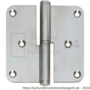 Intersteel Essentials 4626 Stift-Türband DIN-links Edelstahl gebürstet - D26000047 - afbeelding 1