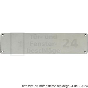 Intersteel Living 4751 Stoßplatte 80x330 mm Edelstahl gebürstet - D26000993 - afbeelding 1