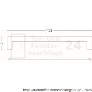 Intersteel Living 8927 Möbelgriff 140 mm Bohrmaß 128 mm Edelstahl gebürstet - D26004531 - afbeelding 3