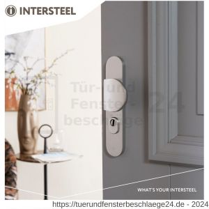 Intersteel Living 3796 Schutzbeschlag SKG*** Griff-Klinke mit Profilzylinder 72 mm und Kernziehschutz - D26008847 - afbeelding 4