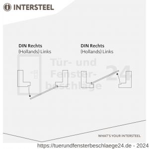 Intersteel Essentials 4626 Stift-Türband DIN-rechts Edelstahl gebürstet - D26000046 - afbeelding 3